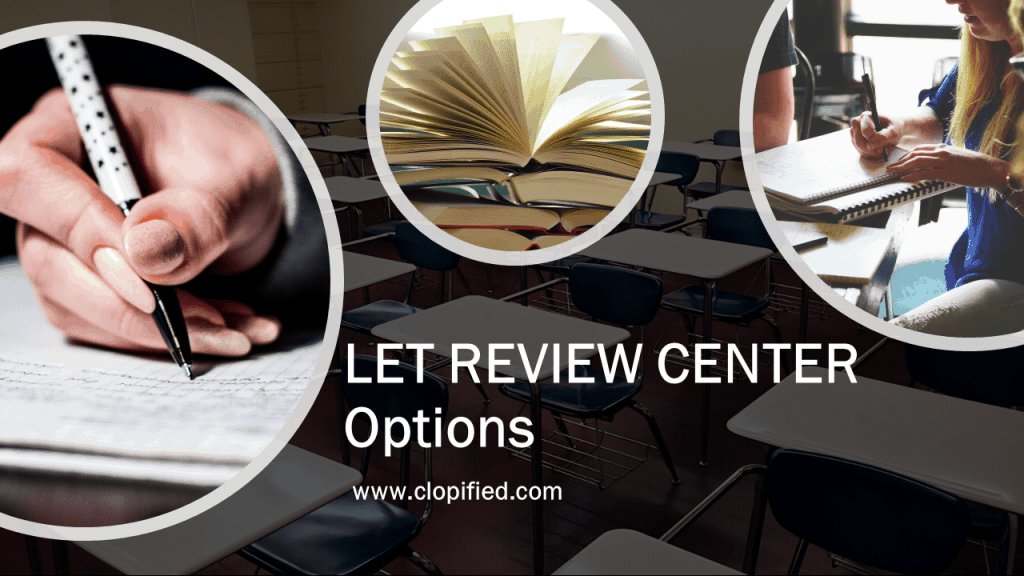 LET Review Center Options - Cover