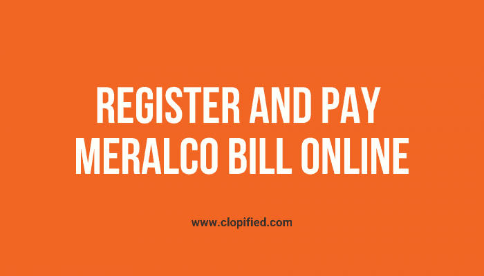 Register and Pay Meralco Bill Online using Credit Card or Debit Card