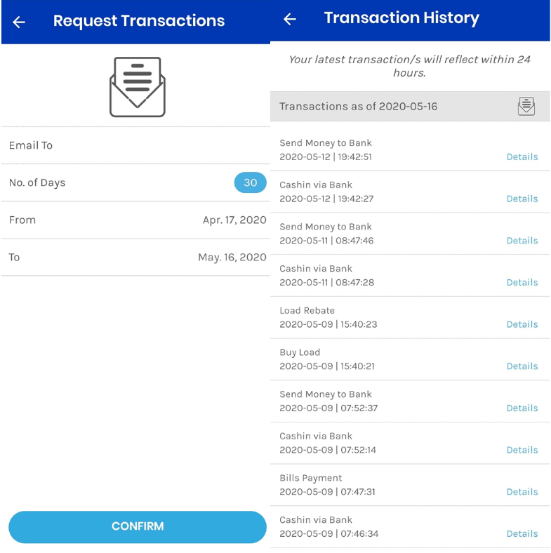 gcash feature SOA