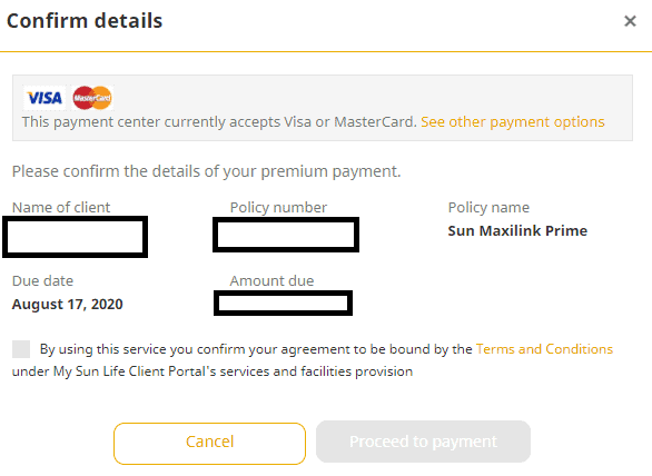 pay Sunlife premium review