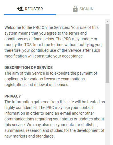 renew prc license online