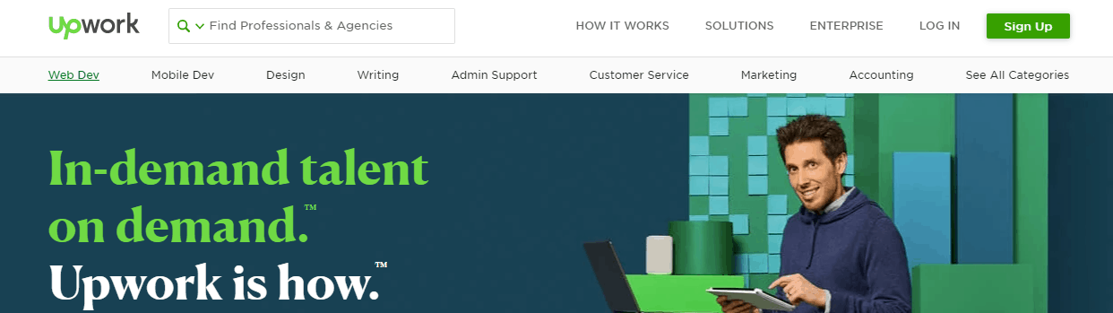 freelance website - upwork