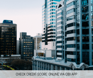 Check Credit Score Online via CIBI App