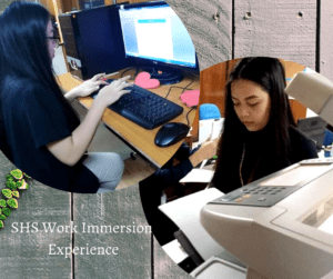 SHS Work Immersion Experience