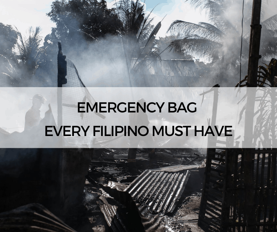 Emergency Bag Every Filipino Must Have