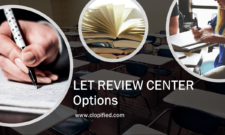 LET Review Center Options - Cover