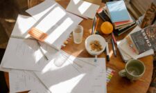 Preparing for the entrance exam with mock test papers